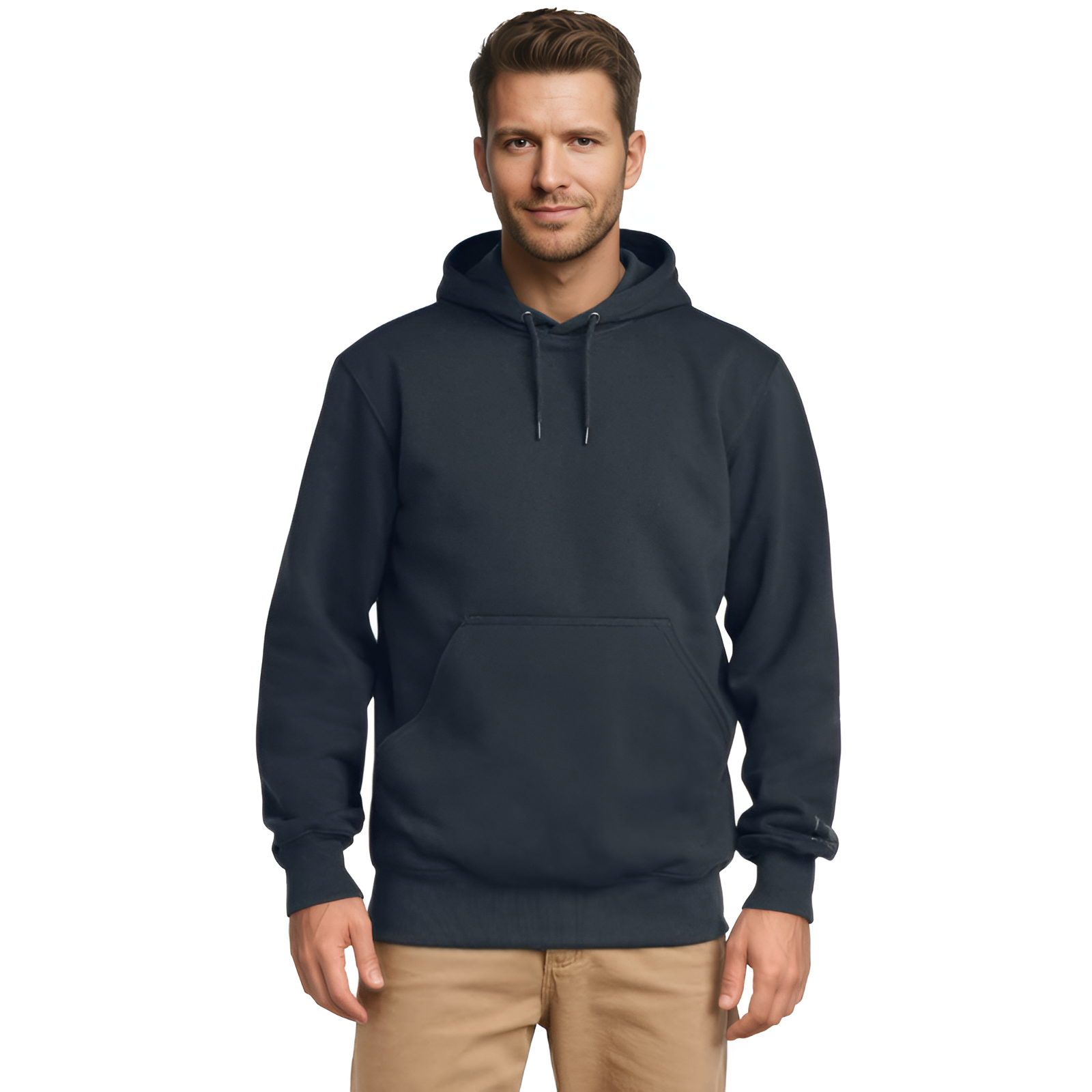 Paxton Hooded Pullover Sweatshirt With Ribbed