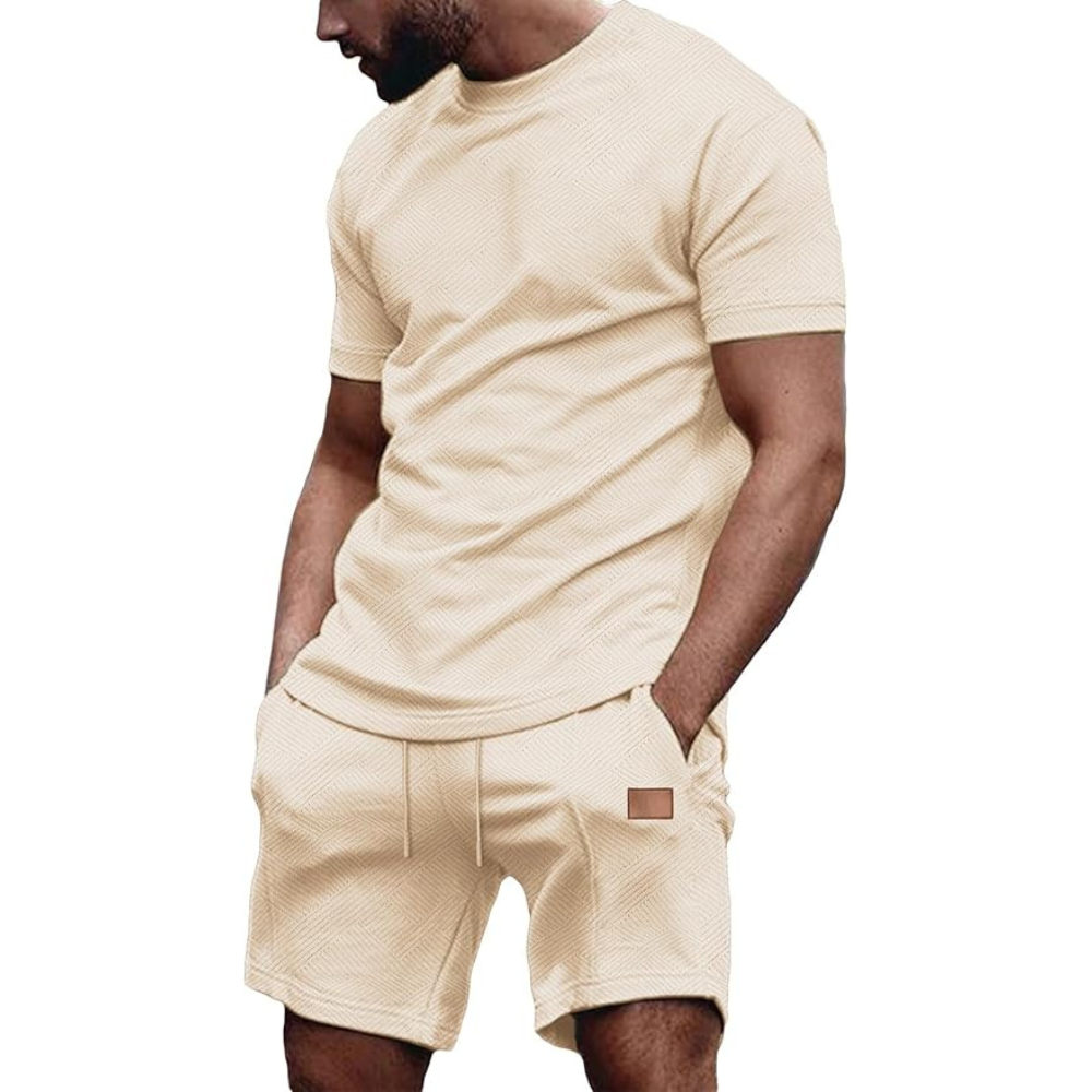 Summer Beach Short Sleeve Shirt And Short Sets For Men