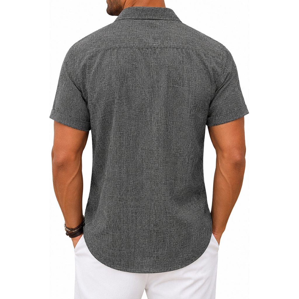 Casual Summer Wear Short Sleeve Button Down Shirts For Men