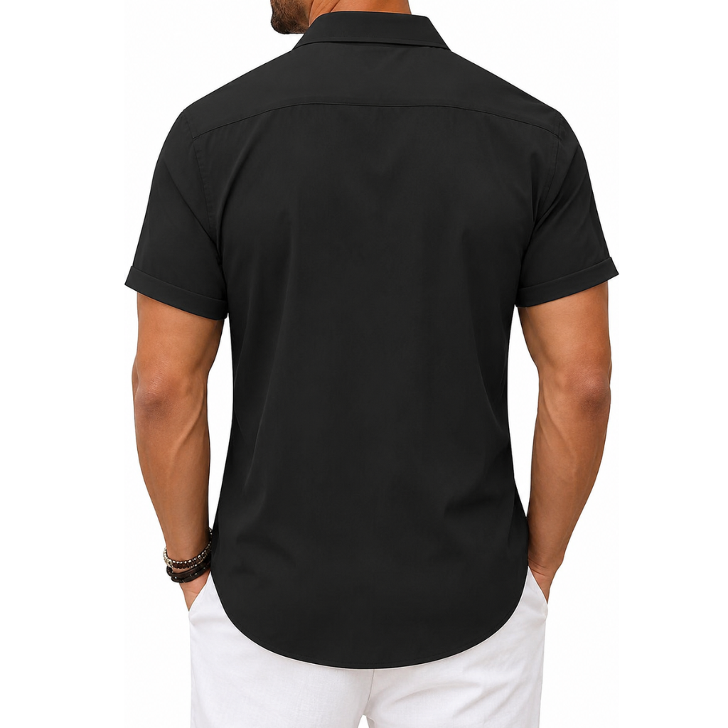 Casual Summer Wear Short Sleeve Button Down Shirts For Men