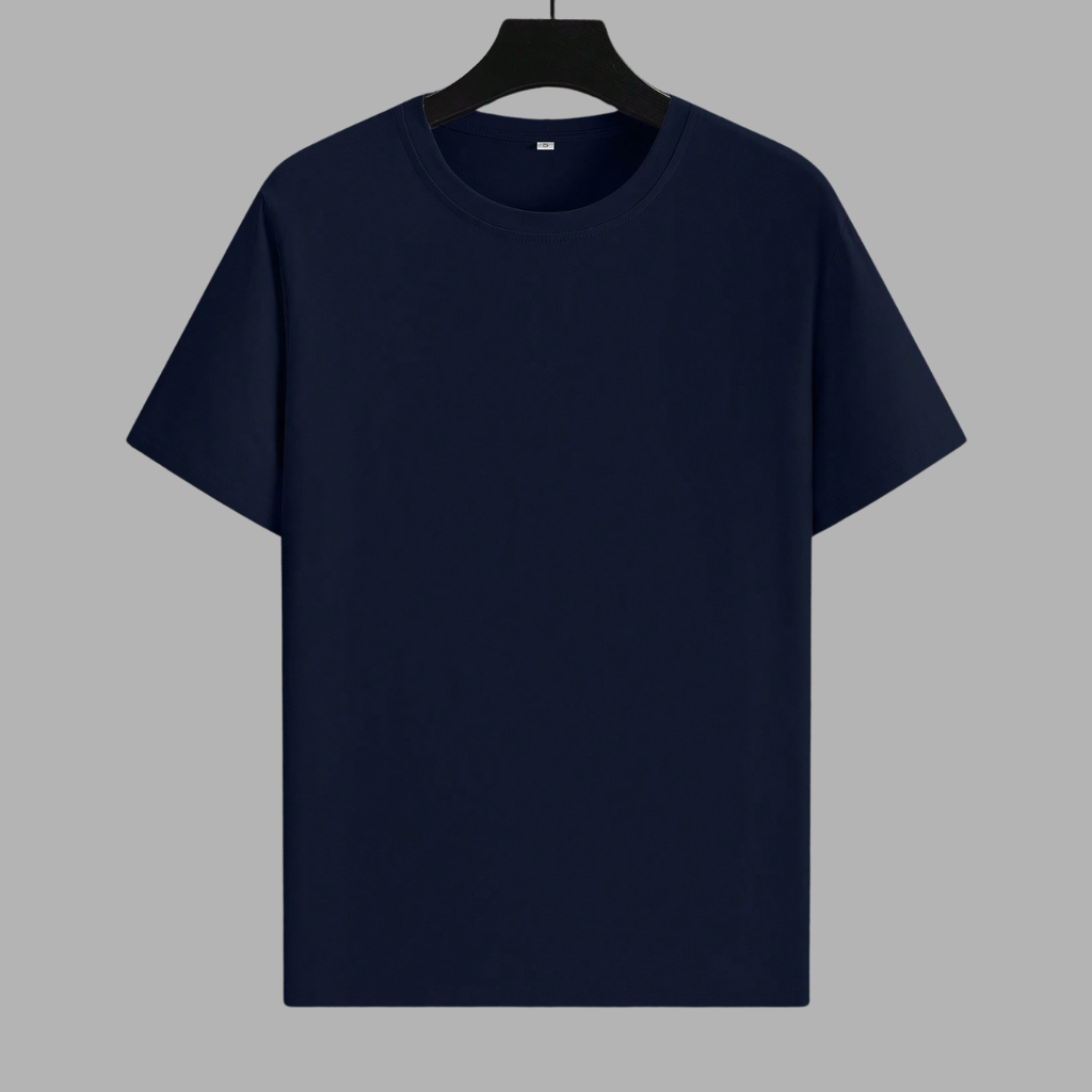 Short Sleeve Round Design T Shirt For Men