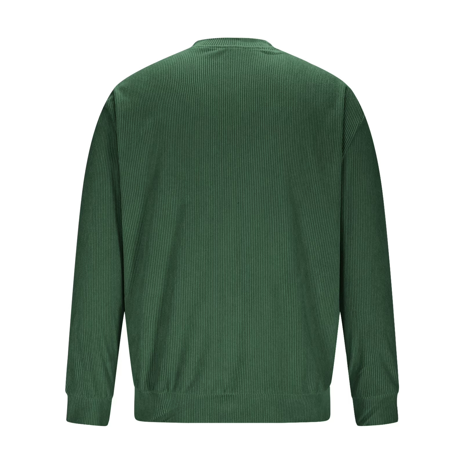 Casual Ribbed Zip Cotton Bomber Jacket for Men
