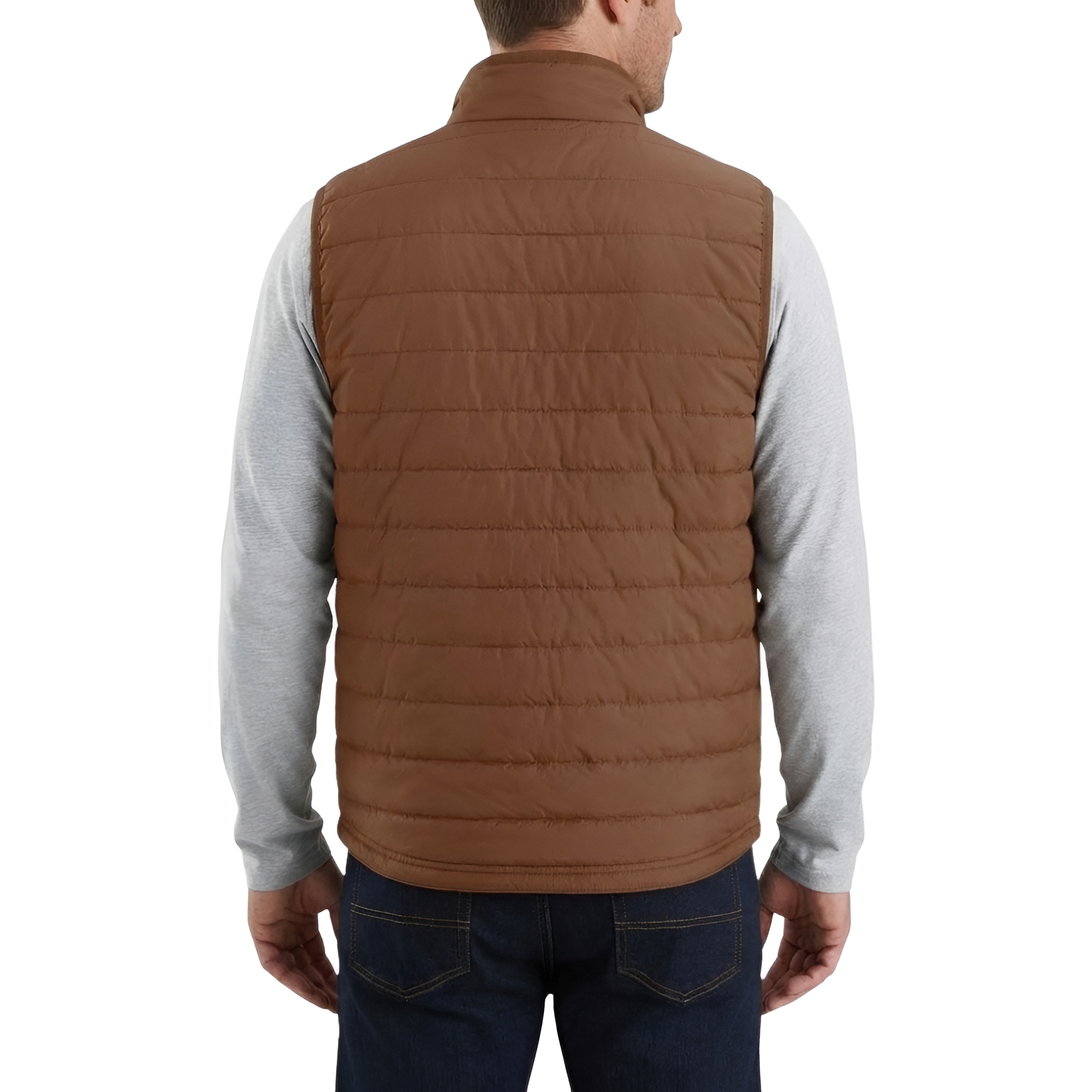 Lightweight Insulated Quilted Zip Front Outdoor Vest