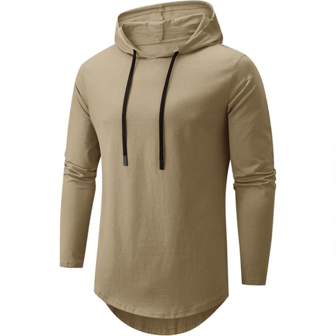 Men Cotton Hooded T Shirt For Streetwear And Everyday Style