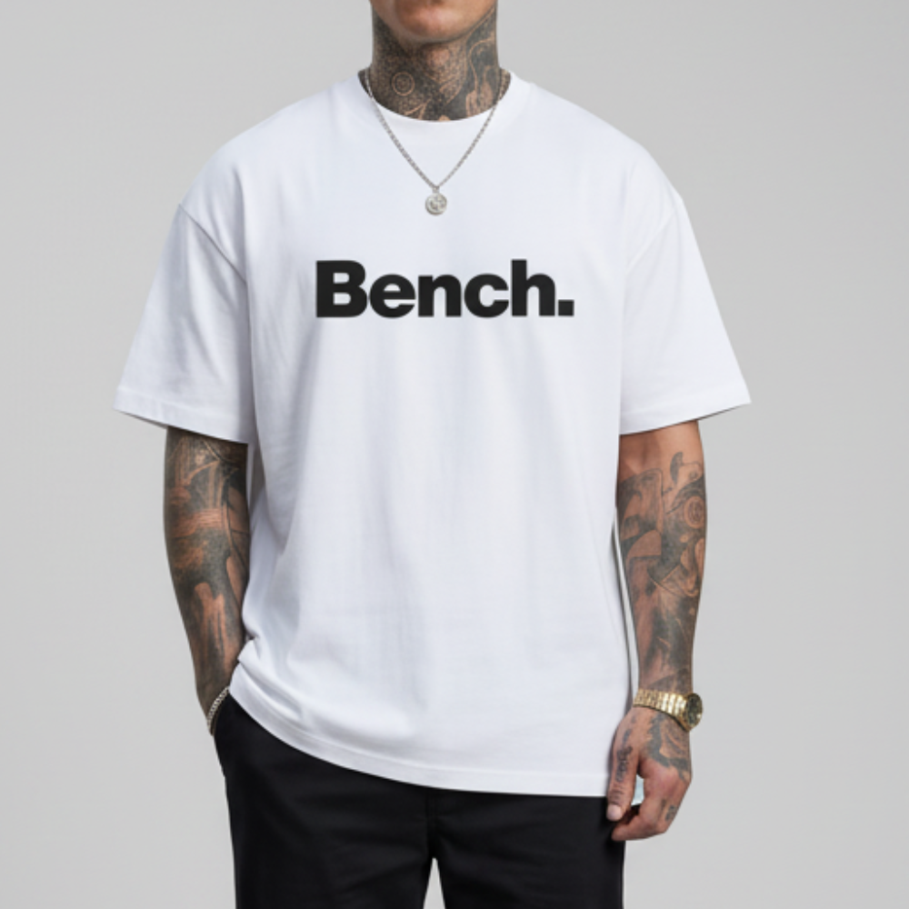 Letter Print Round Short Sleeve Tee Shirt For Men
