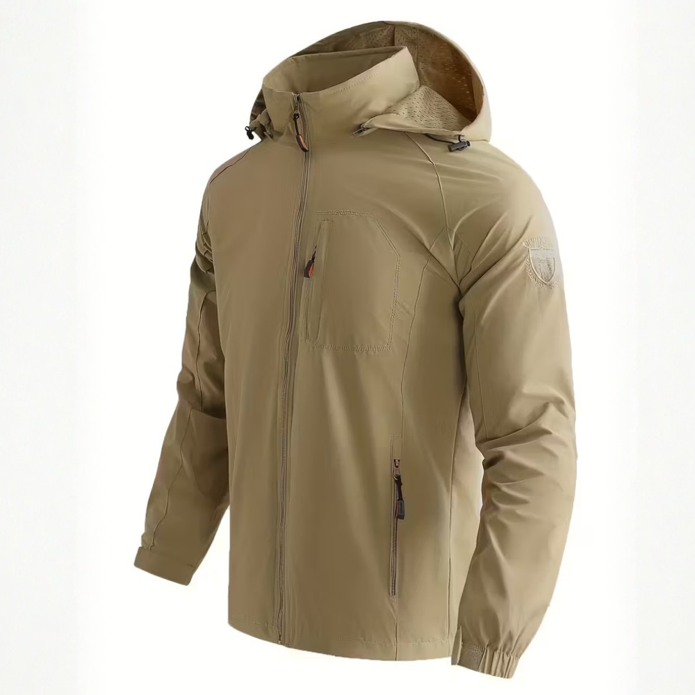 Lightweight Packable Hooded Jacket For Men