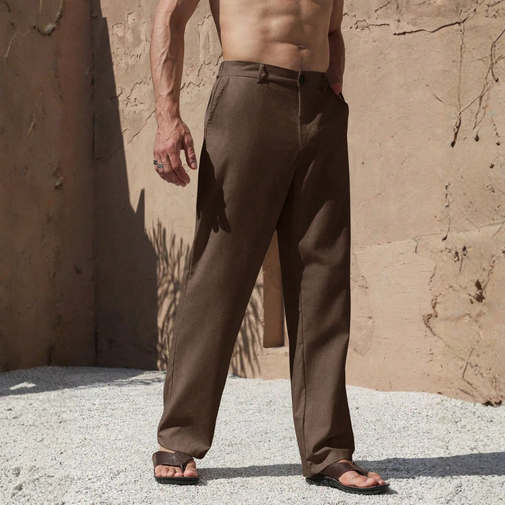 Casual Straight Fit Fashionable Pants For Men