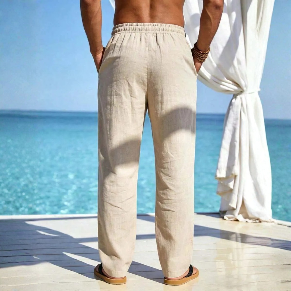 Casual And Comfortable Loose Fit Pants With Pockets For Men