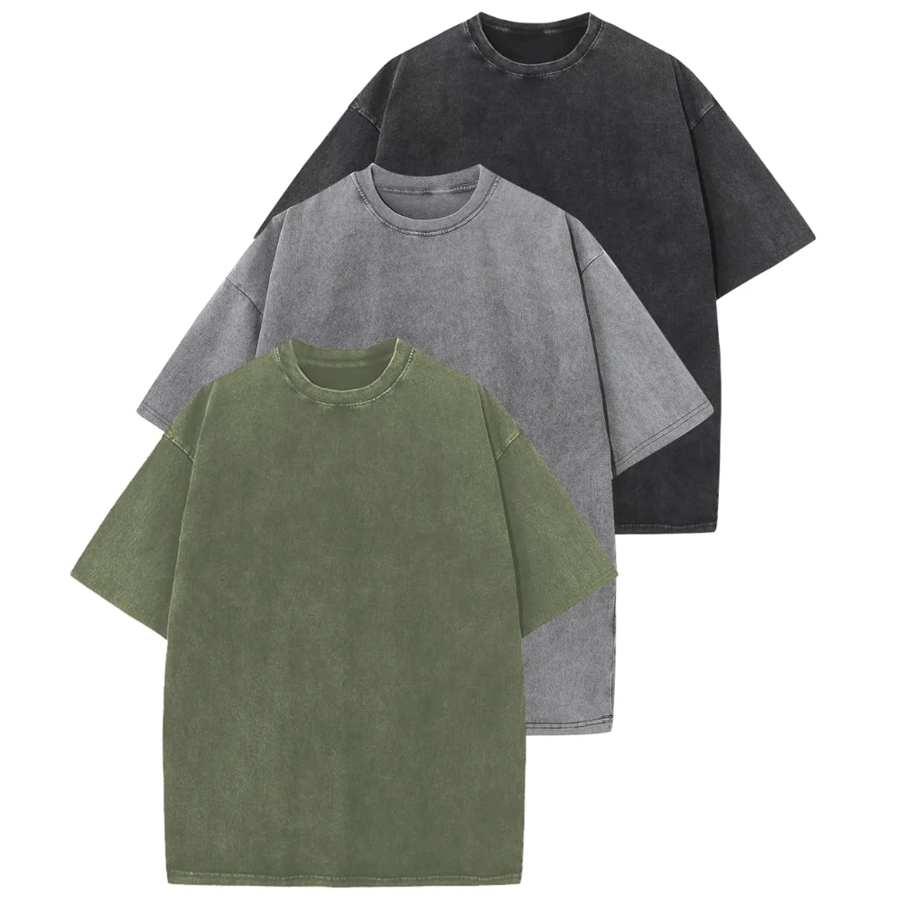 Pack Of 3 Oversized Short Sleeve T Shirt For Women