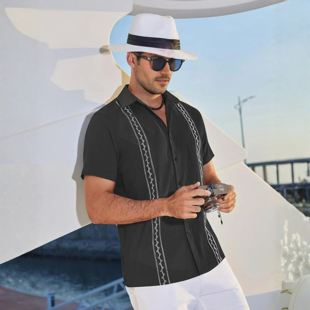 Summer Beach Button Down Shirt