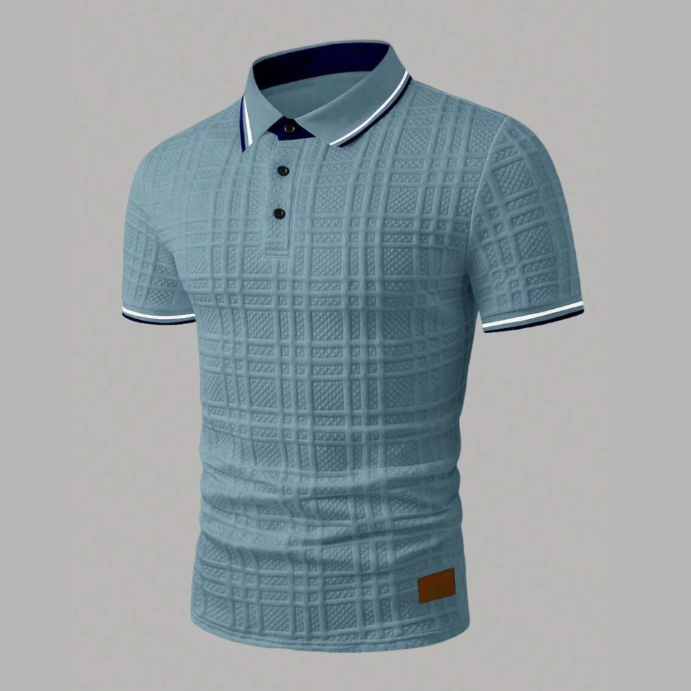 Colorblock Short Sleeve Casual Travel Polo Shirt