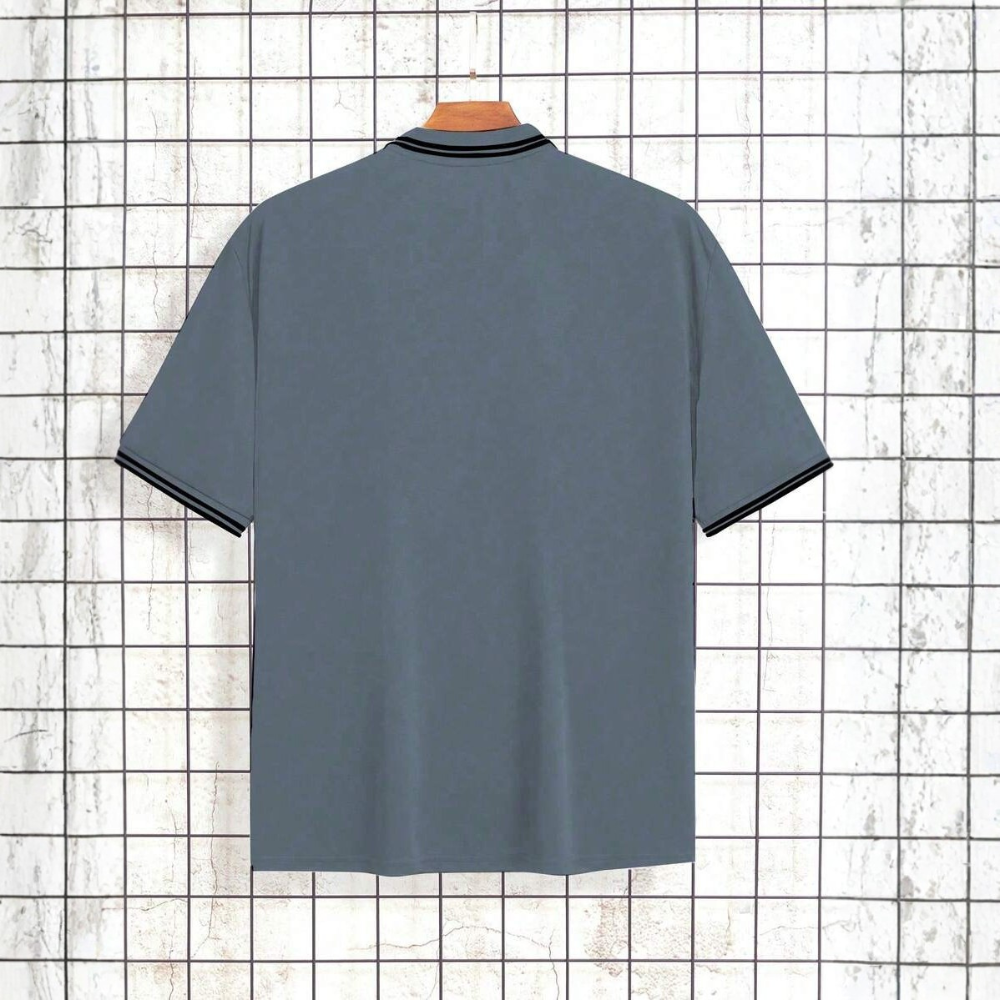 Horse Printed Casual Golf Shirt For Men