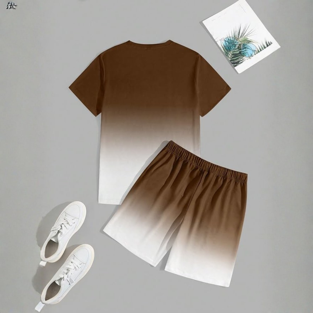 Beach Short And Tshirt Set For Men