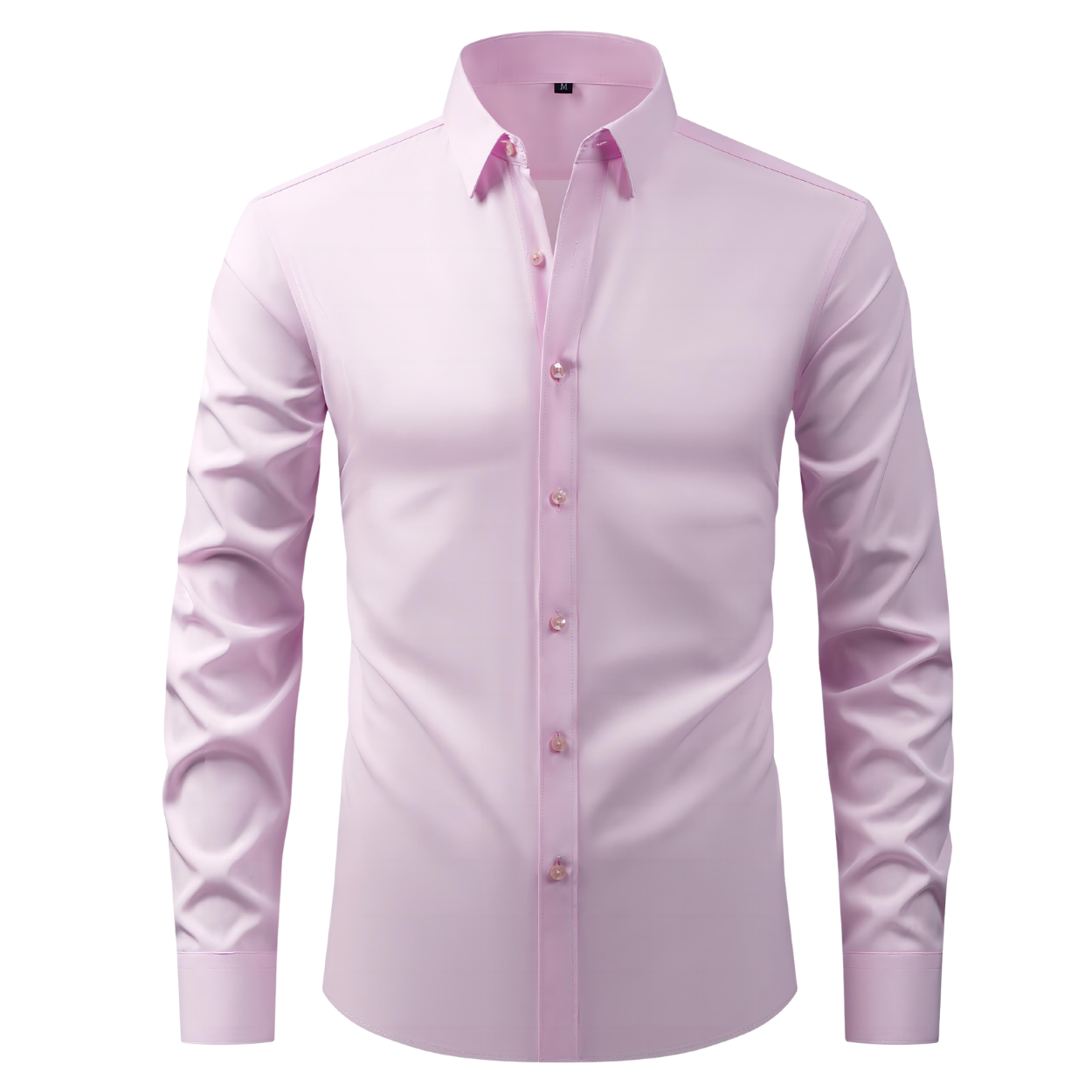 Casual Anti Wrinkle Slim Fit Button Shirt For Men