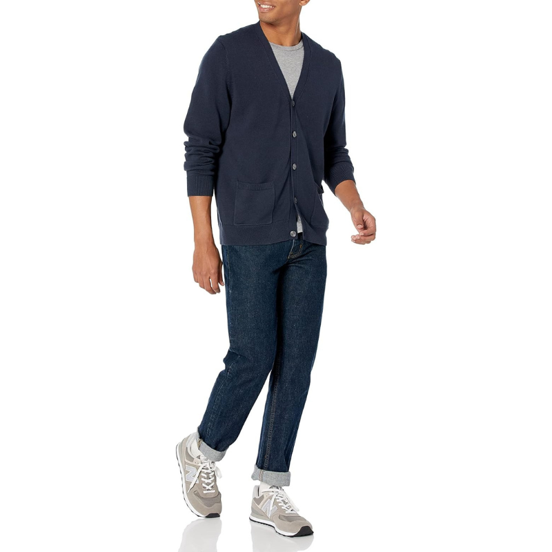 Button Front Knit Cardigan Long Sleeve