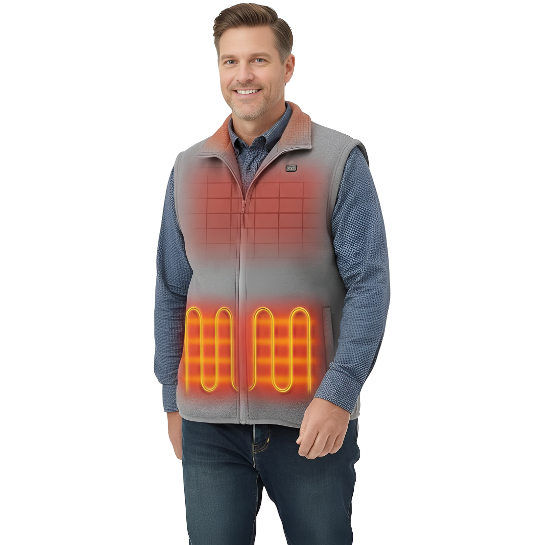 4 Zone Heated Fleece Battery Vest