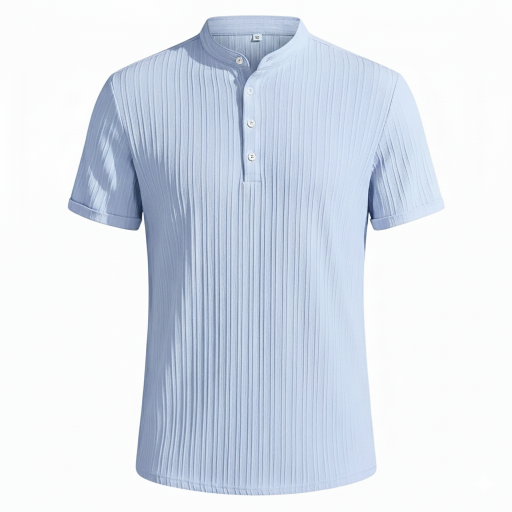 Retro Striped Linen T Shirt For Men