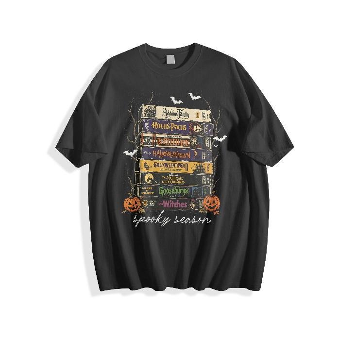 Casual Retro Halloween Movies Printed Shirt For Men And Women