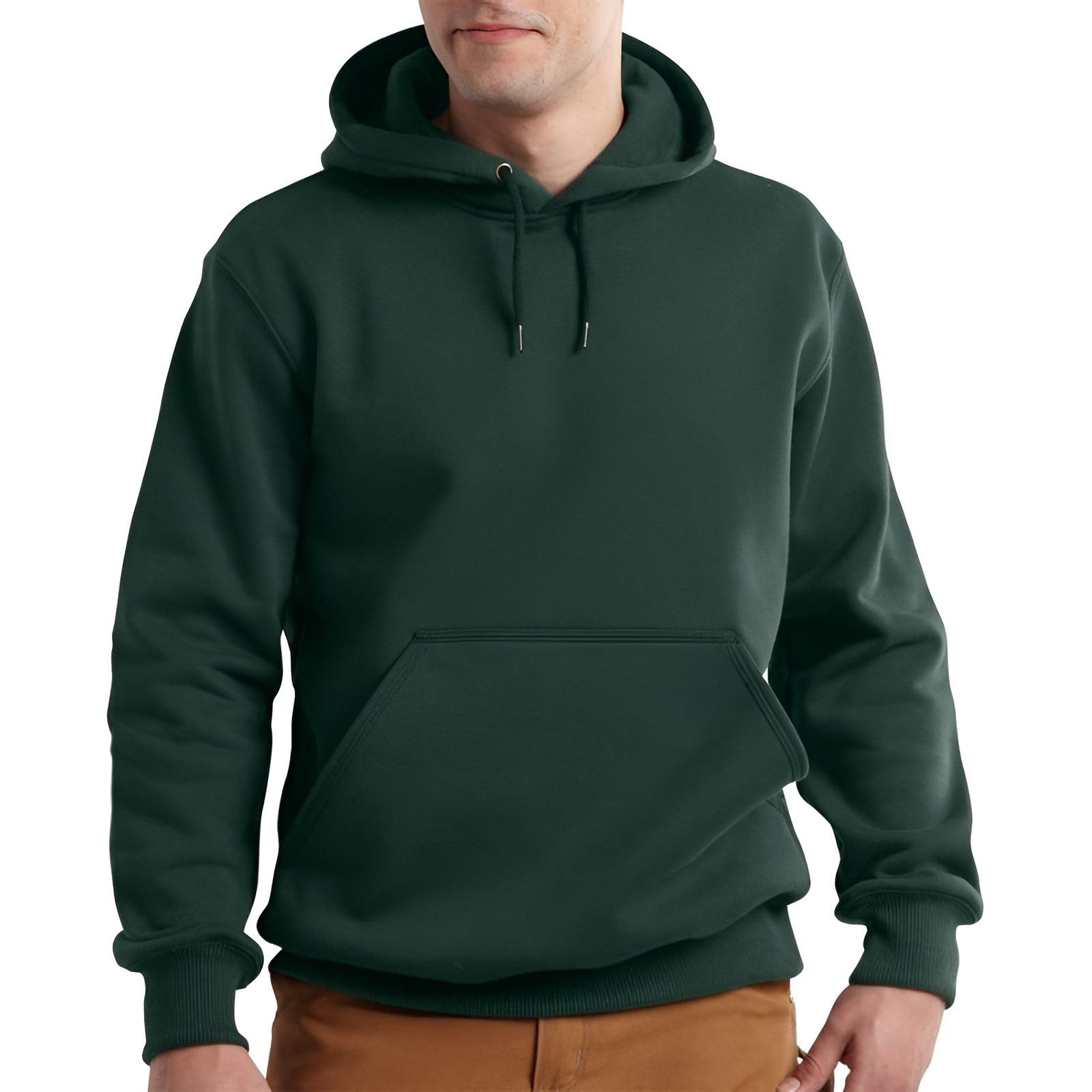 Paxton Hooded Pullover Sweatshirt With Ribbed