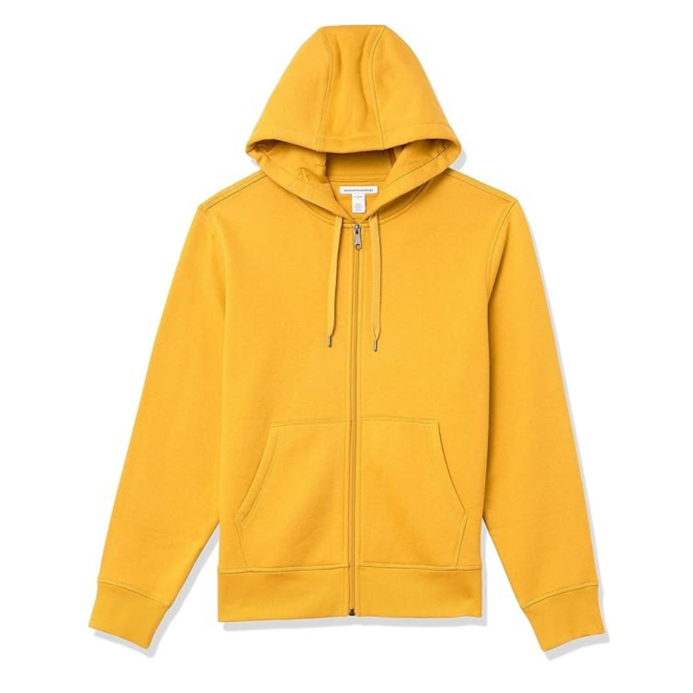 Essentials Zip Up Fleece Hoodie For Men