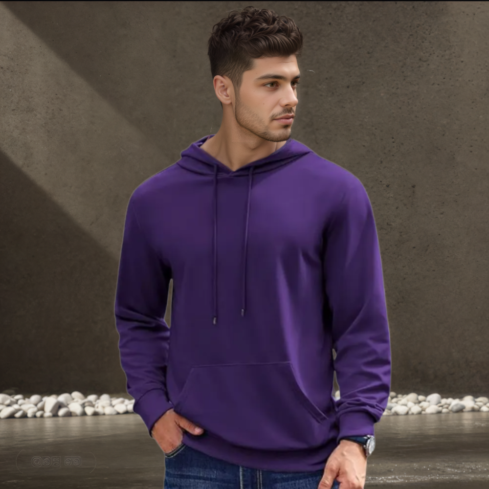 Drawstring Gym Hooded With Kangaroo Pocket