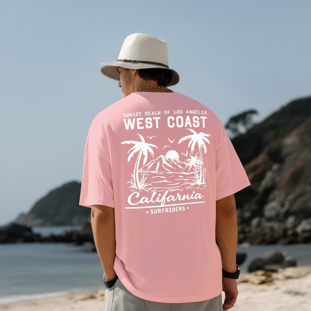 Graphic Print Short Sleeve Loose Fit T Shirt For Men Summer Wear