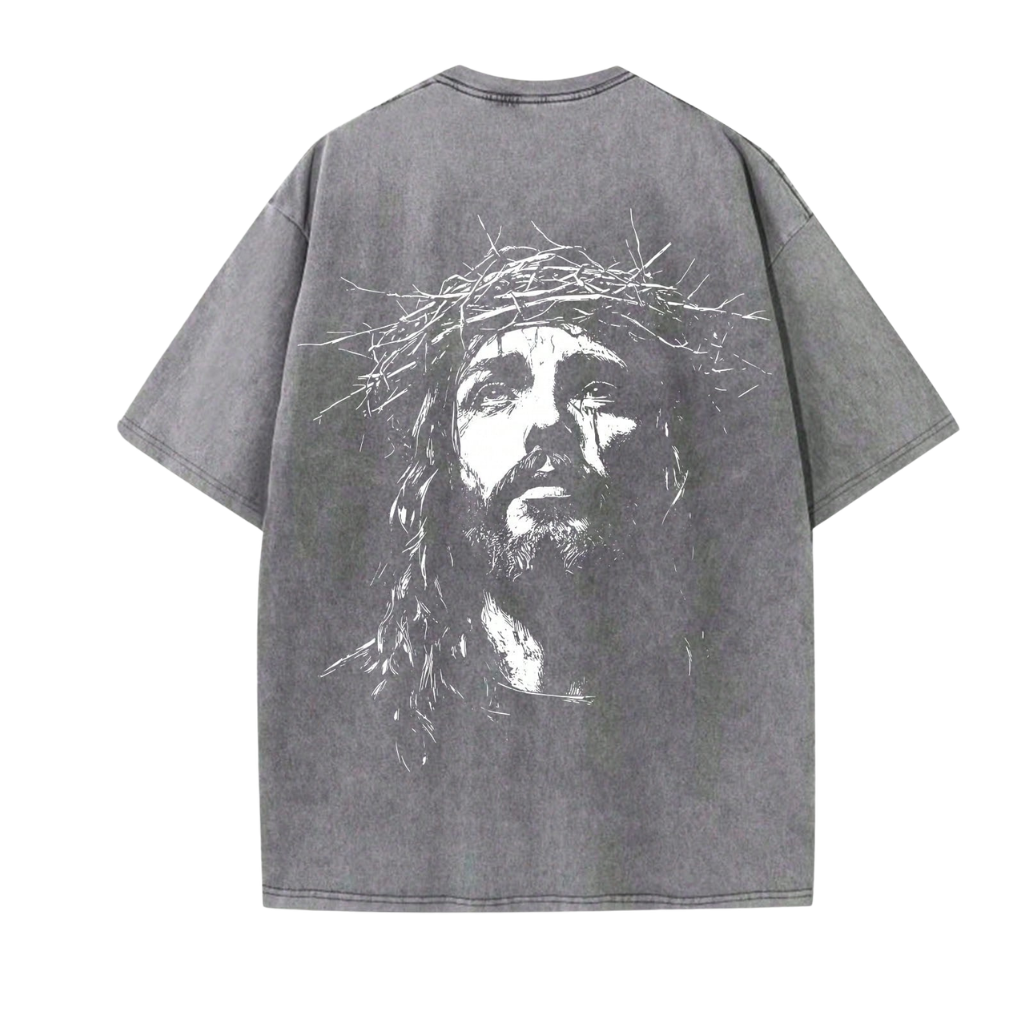 Graphic Printed Vintage Themed T Shirt For Men