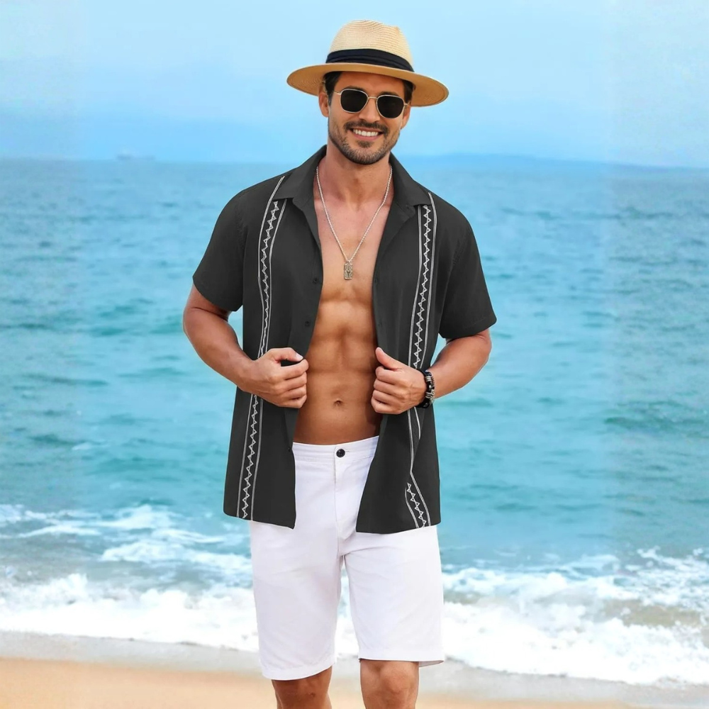 Summer Beach Button Down Shirt