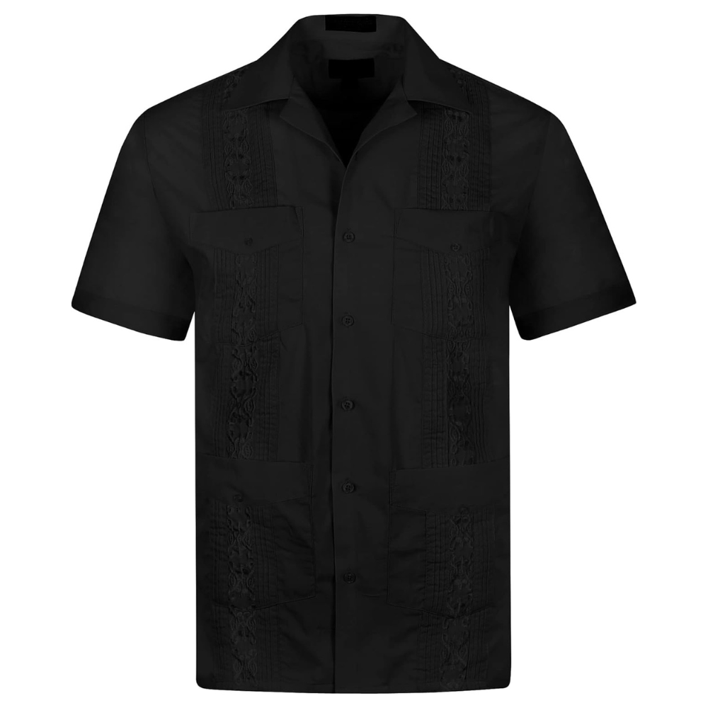 Short Sleeve Casual Wedding Beach Bartender Shirt