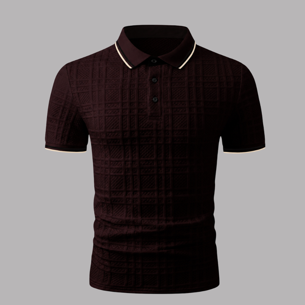 Colorblock Short Sleeve Casual Travel Polo Shirt