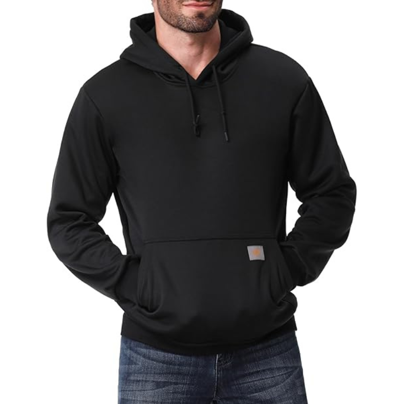 Relaxed Fit Fleece Lined Pullover Hooded Sweatshirt Comfortable and Soft