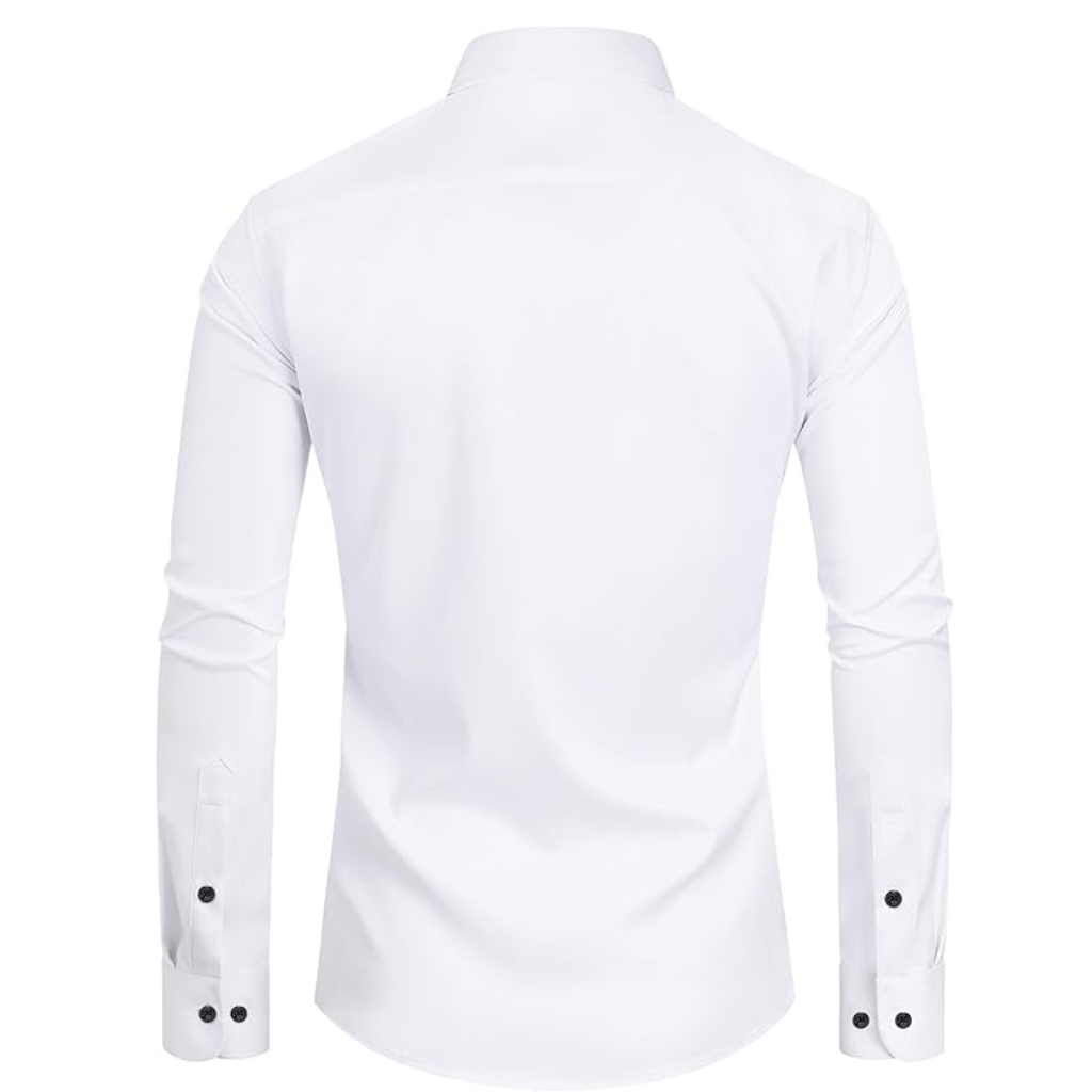 Pleated Formal Dress Prom Party Shirt For Men