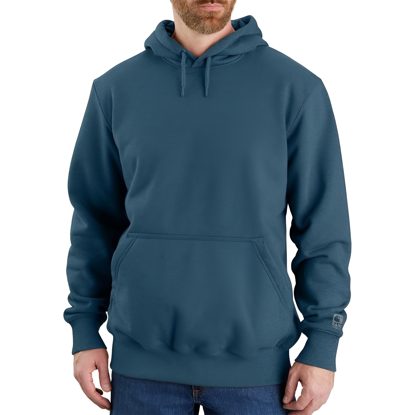 Paxton Hooded Pullover Sweatshirt With Ribbed