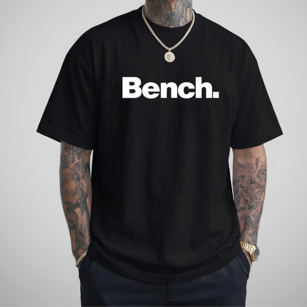 Letter Print Round Short Sleeve Tee Shirt For Men