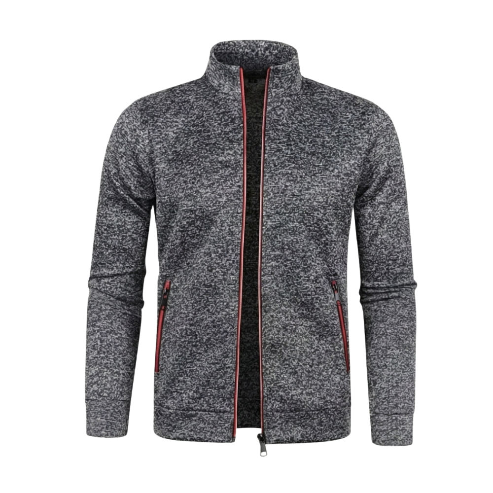 Casual Full Zip Up Cardigan For Men