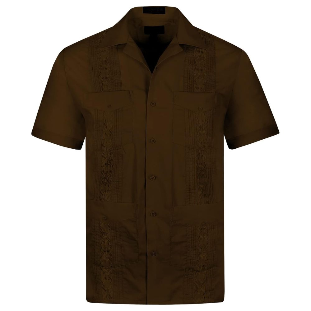 Short Sleeve Casual Wedding Beach Bartender Shirt