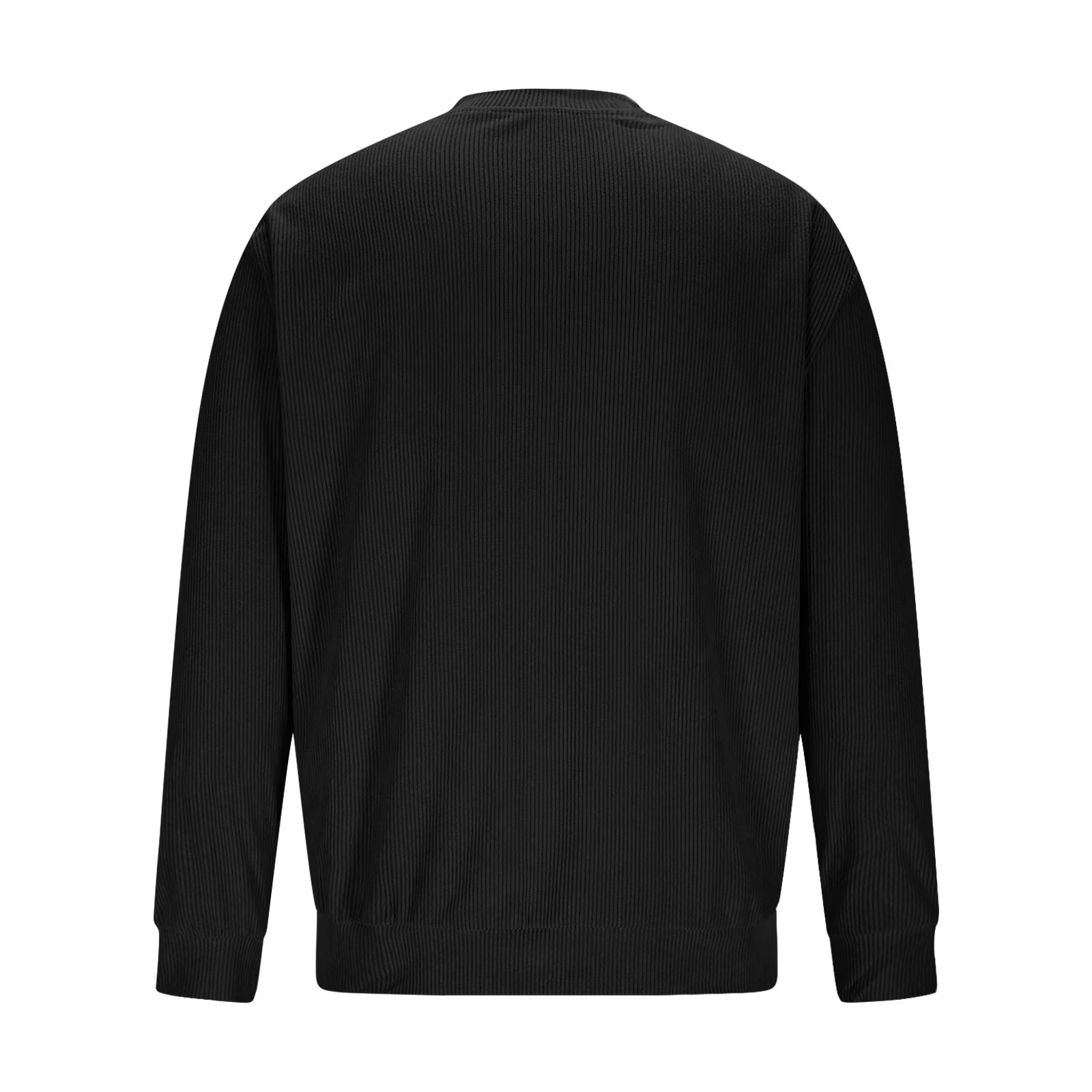 Casual Ribbed Zip Cotton Bomber Jacket for Men