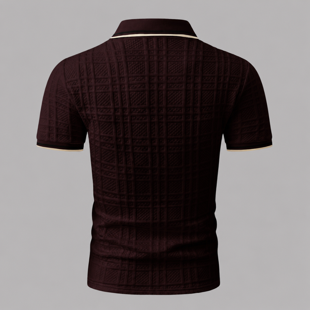 Colorblock Short Sleeve Casual Travel Polo Shirt