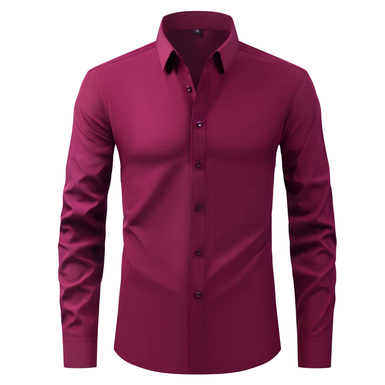 Casual Anti Wrinkle Slim Fit Button Shirt For Men