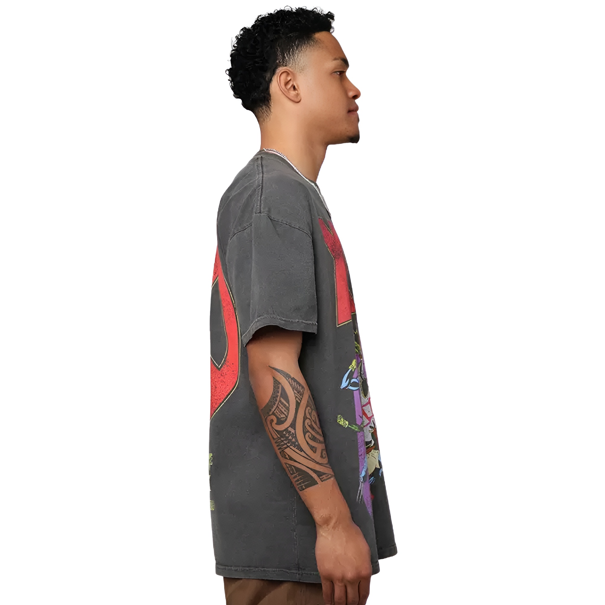 Marvel X-Men The X-Men Heavyweight Vintage T-Shirt Washed Black