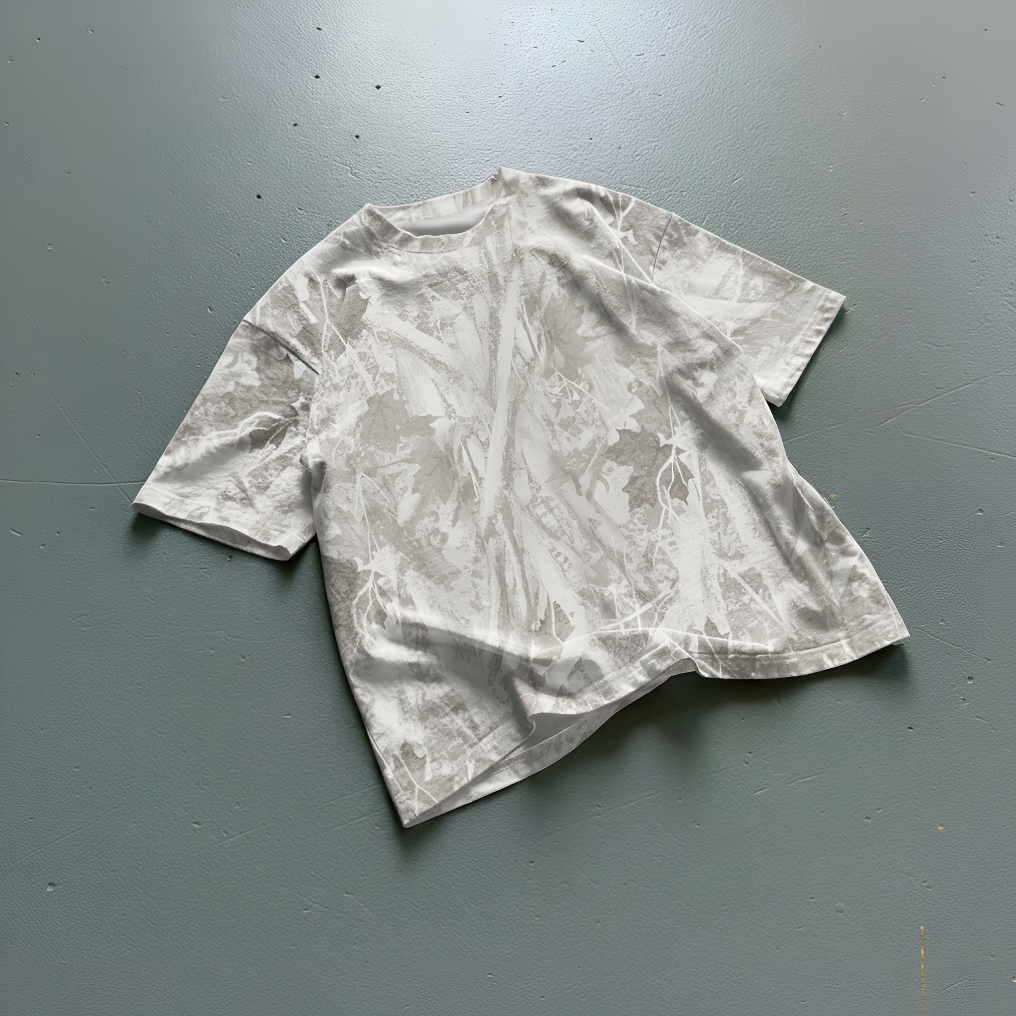 Loose Fit Round Collar Short Sleeve T Shirt For Men