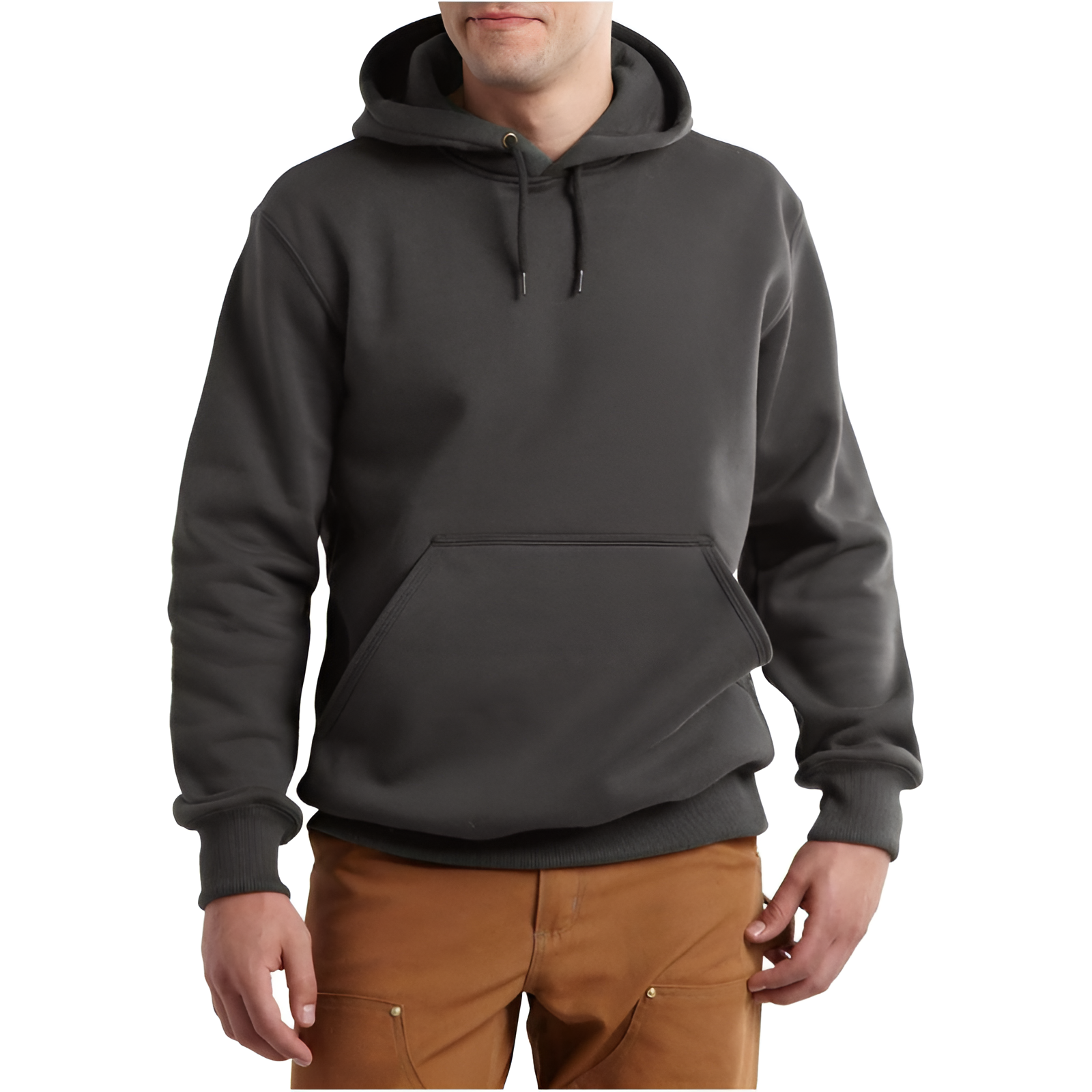 Paxton Hooded Pullover Sweatshirt With Ribbed