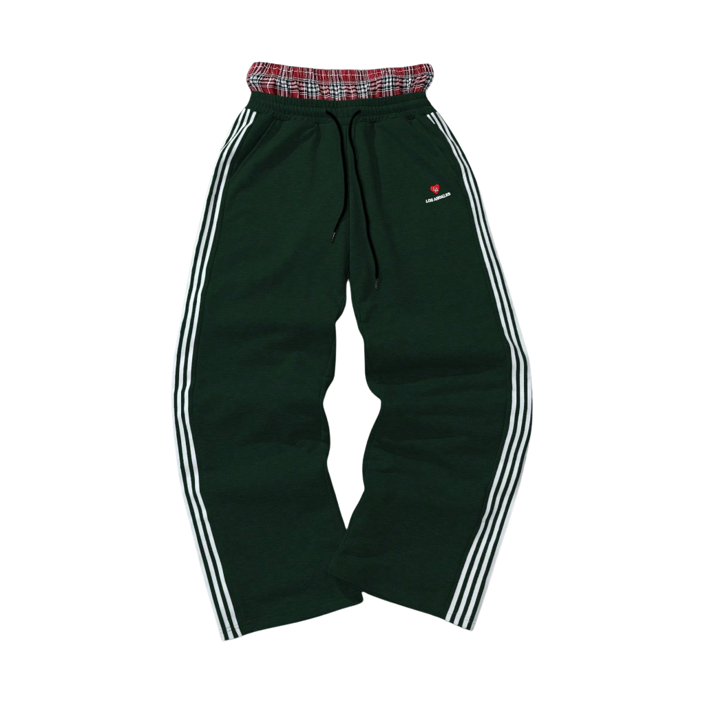 Loose Fleece Drawstring Sweatpants With Wide For Men
