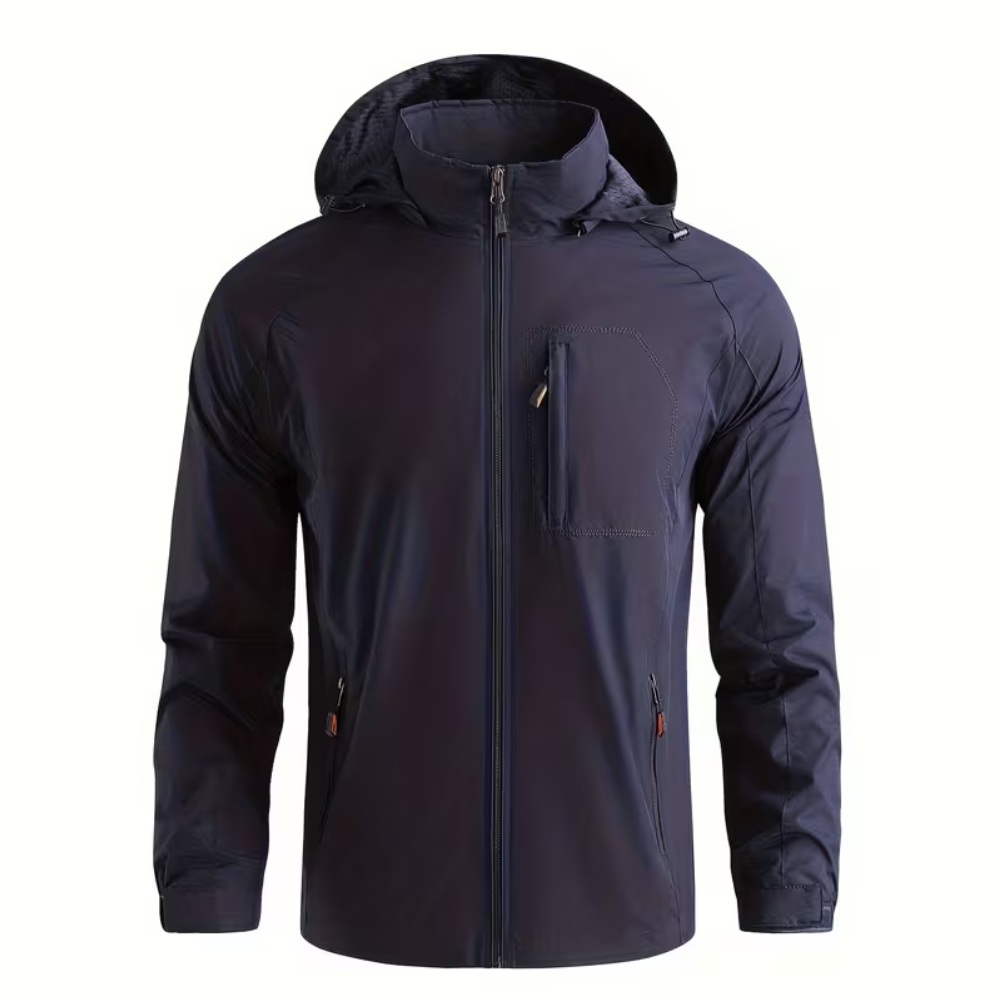 Lightweight Packable Hooded Jacket For Men