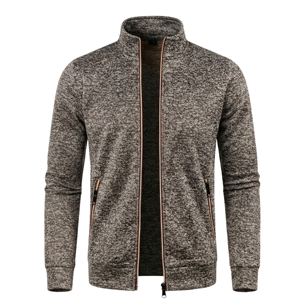Casual Full Zip Up Cardigan For Men