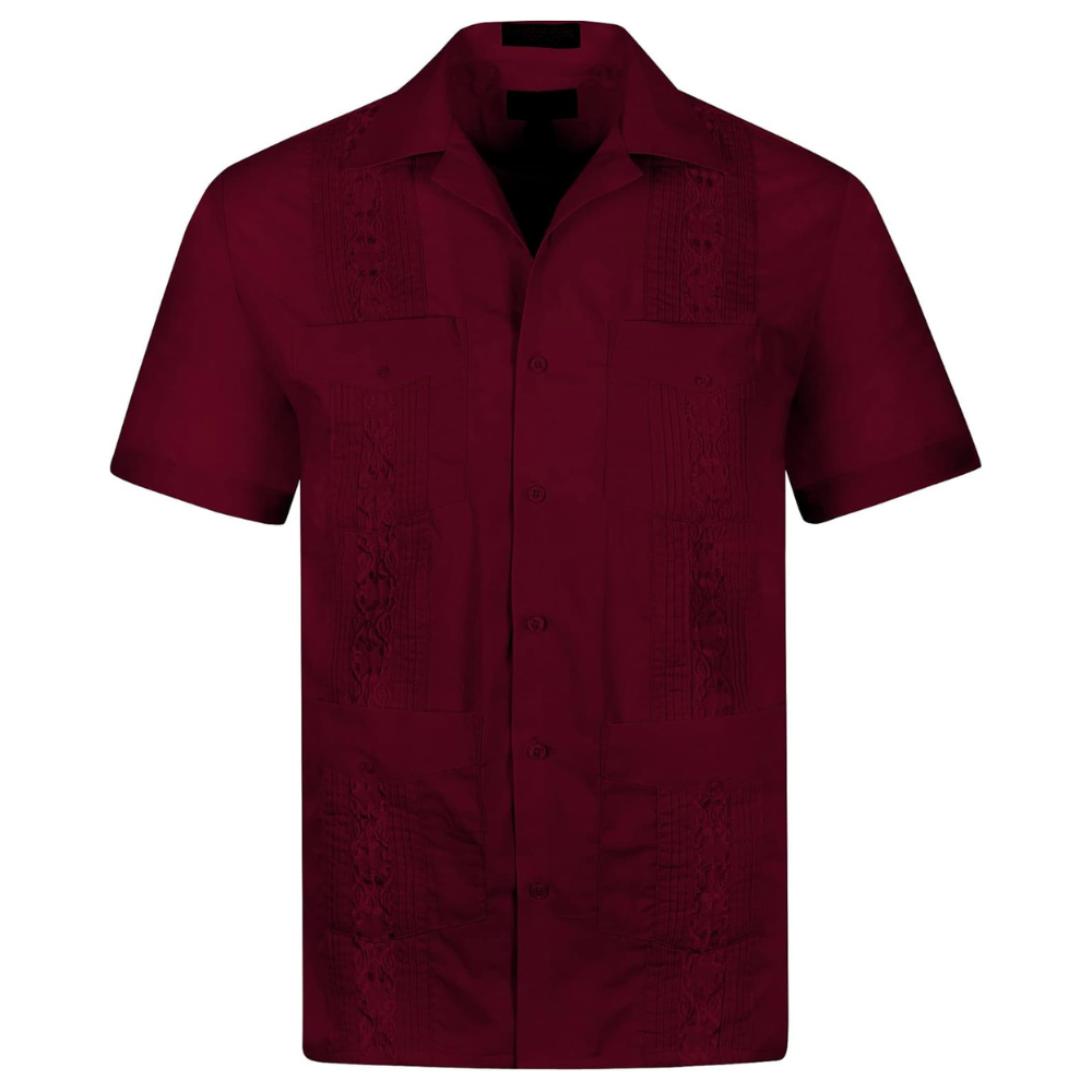 Short Sleeve Casual Wedding Beach Bartender Shirt