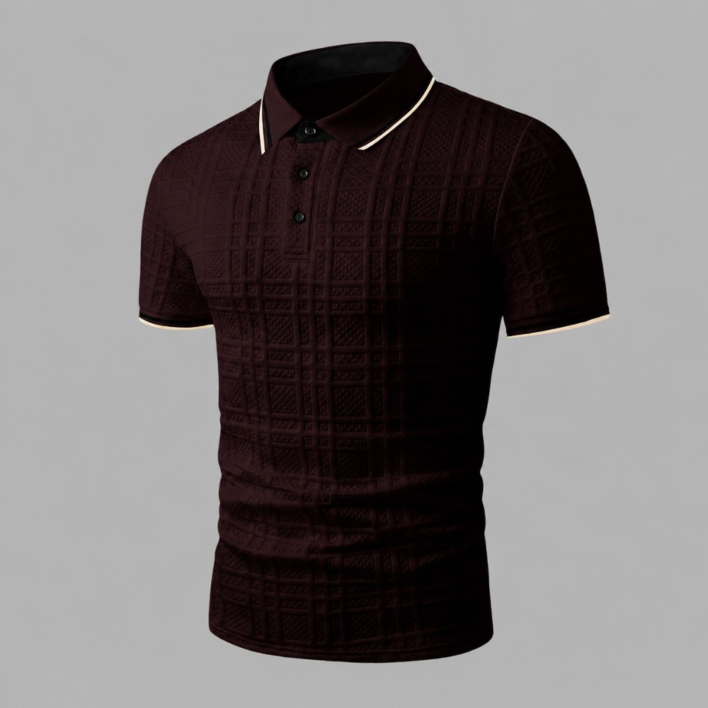 Colorblock Short Sleeve Casual Travel Polo Shirt