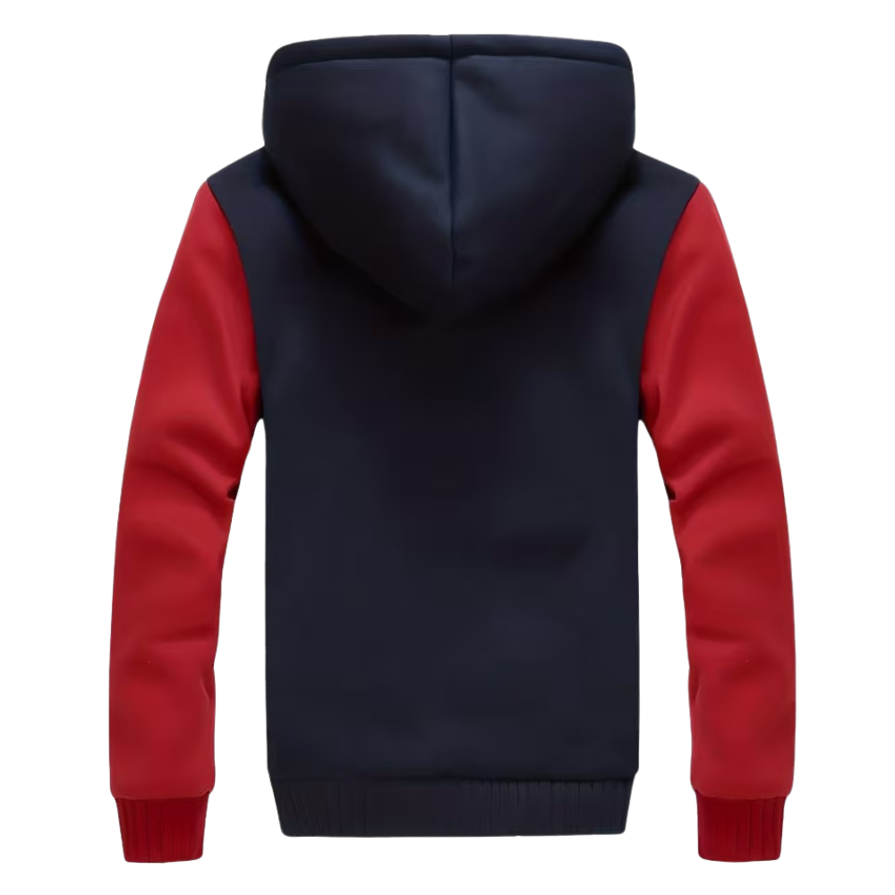 Warm Fleece Hooded Jacket For Men