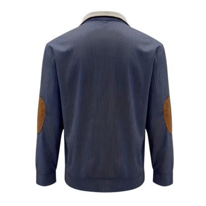Stylish Contrast Color Long Sleeve Shirt For Men