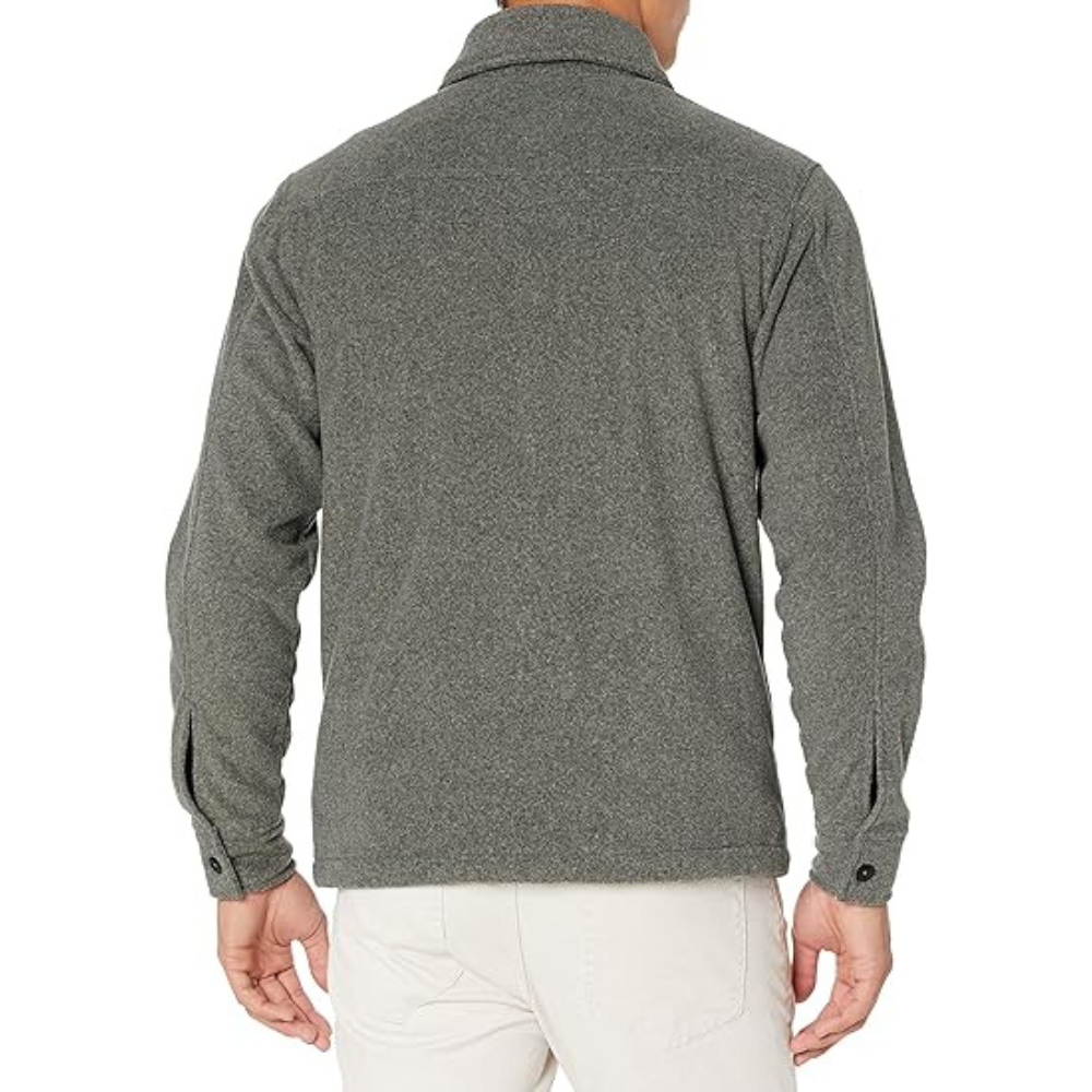 Men's Long Sleeve Polar Fleece Shirt Jacket